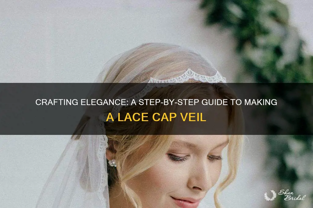 how to make a lace cap veil