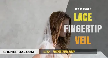 Crafting Elegance: A Step-by-Step Guide to Making a Lace Fingertip Veil