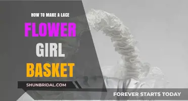 Crafting Elegance: DIY Lace Flower Girl Basket Tutorial for Weddings