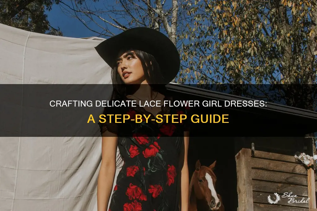 how to make a lace flower girl dress