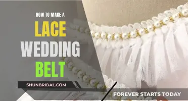 Creating a Delicate Lace Wedding Belt