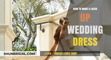 Laced-Up Wedding Dress: DIY Guide for Brides