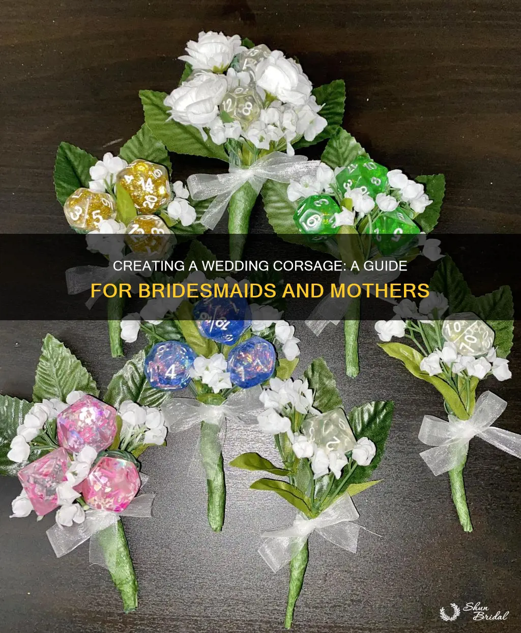 how to make a ladies wedding corsage