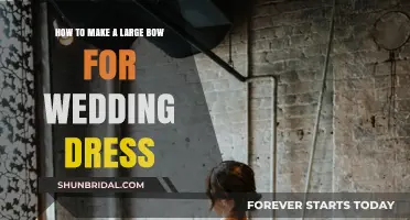 Creating a Breathtaking Wedding Dress Bow