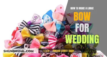 Creating a Wedding Wow: Crafting a Large Bow