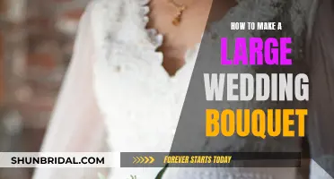 Crafting Large Wedding Bouquets: Tips and Tricks