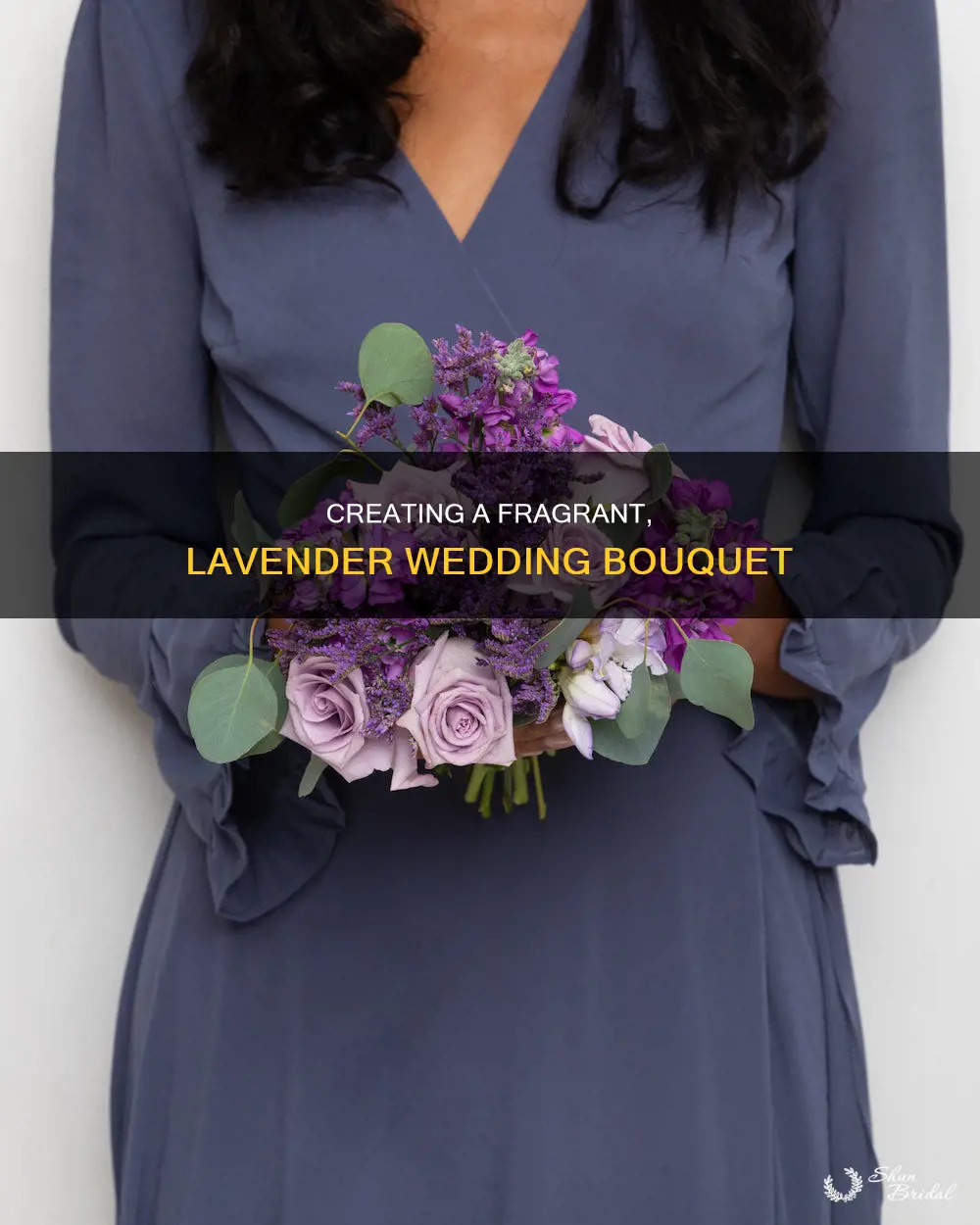 how to make a lavender wedding bouquet