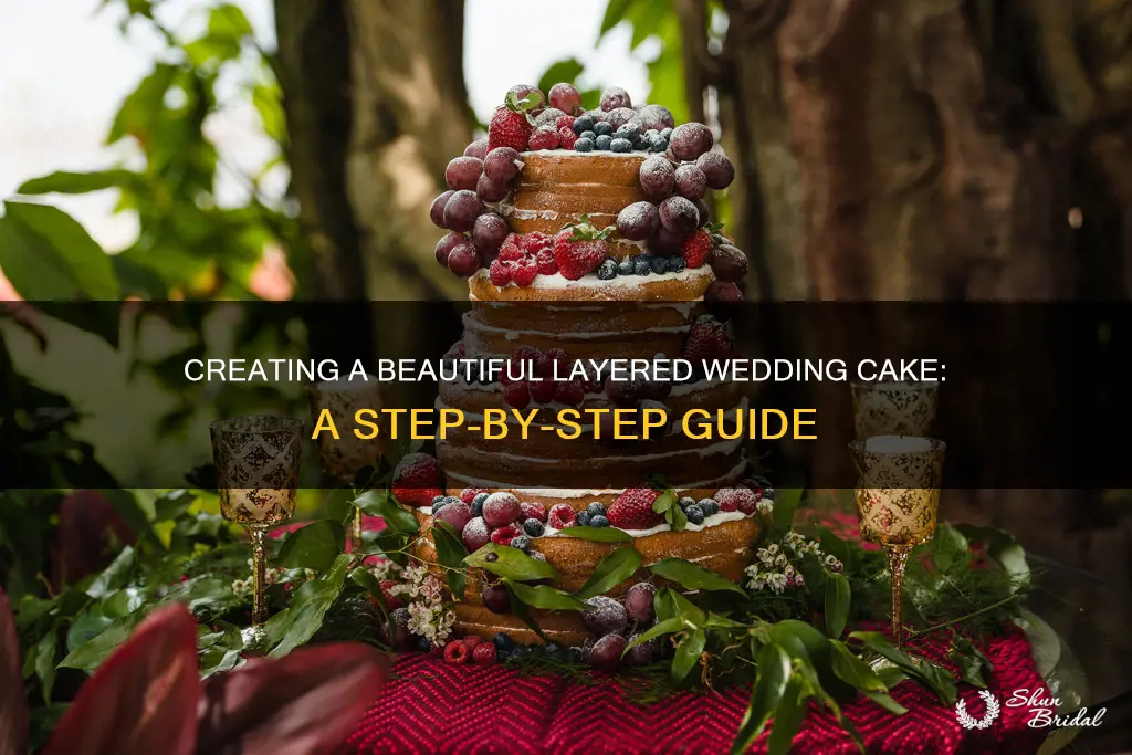 how to make a layer wedding cake