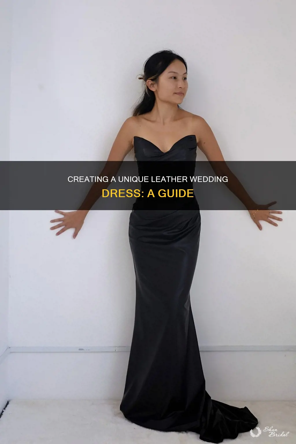 how to make a leather wedding dress