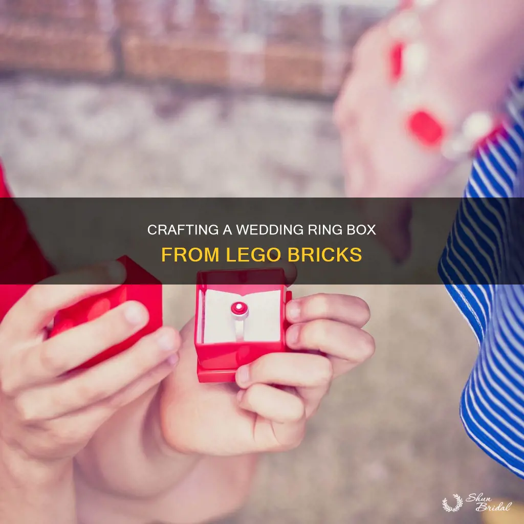 how to make a lego wedding ring box