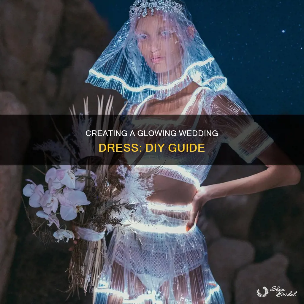 how to make a light up wedding dress
