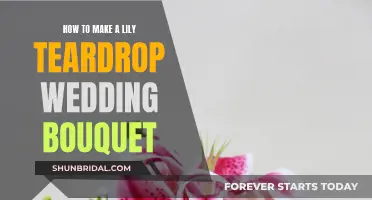 Creating a Teardrop Lily Wedding Bouquet