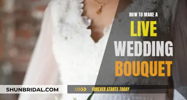 Creating a Bridal Bouquet: Live Flowers for Your Wedding Day