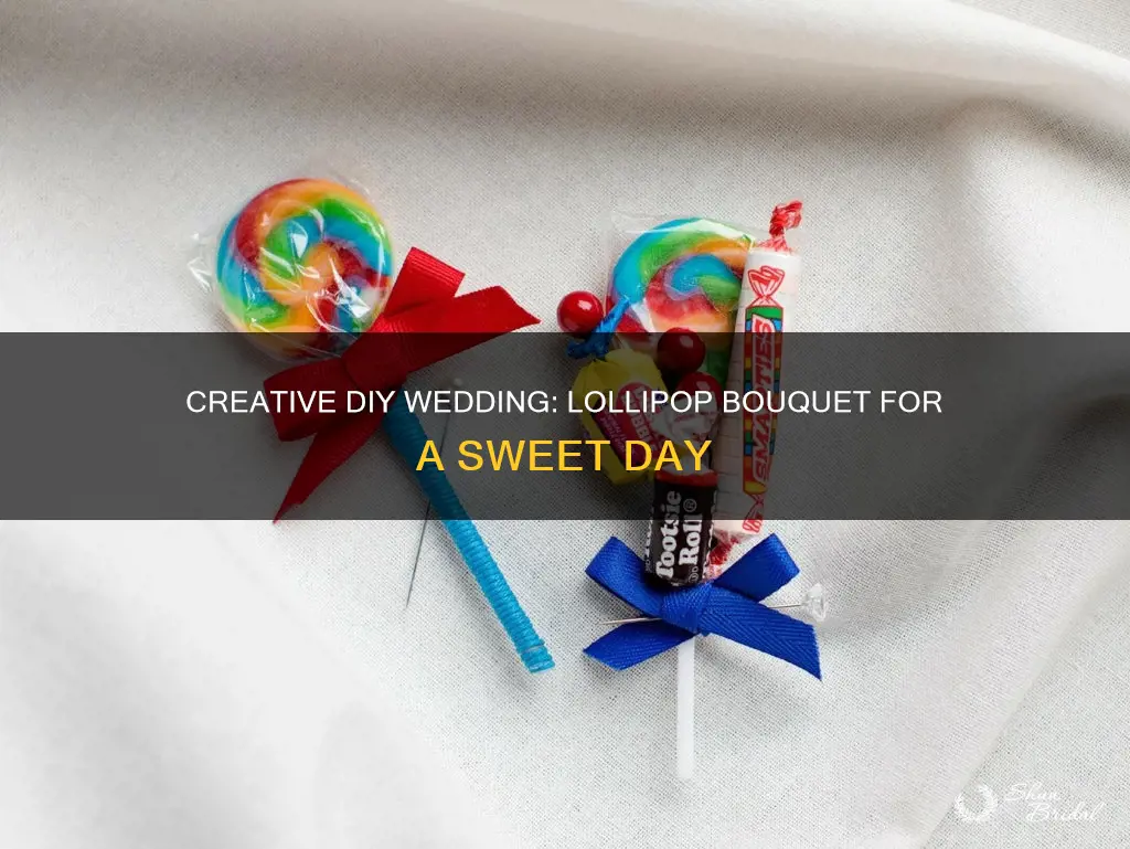 how to make a lollipop bouquet for a wedding