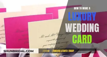 Creating an Elegant, Luxurious Wedding Card