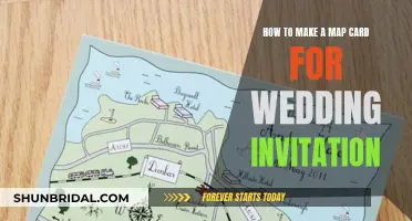 Creating a Map Card for Wedding Invites