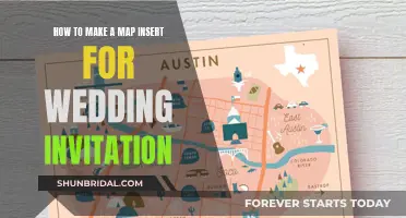 Creating a Wedding Invitation Map Insert: A Step-by-Step Guide