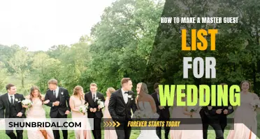 Creating a Master Wedding Guest List: The Ultimate Guide