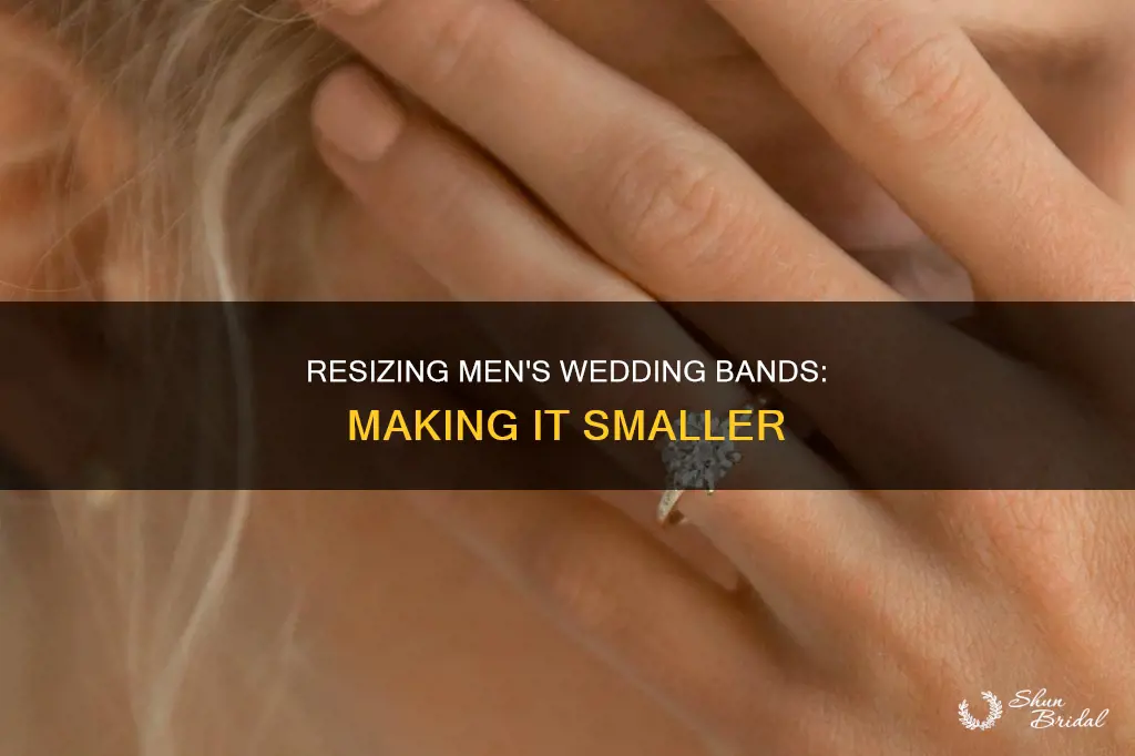 how to make a mens wedding band smaller