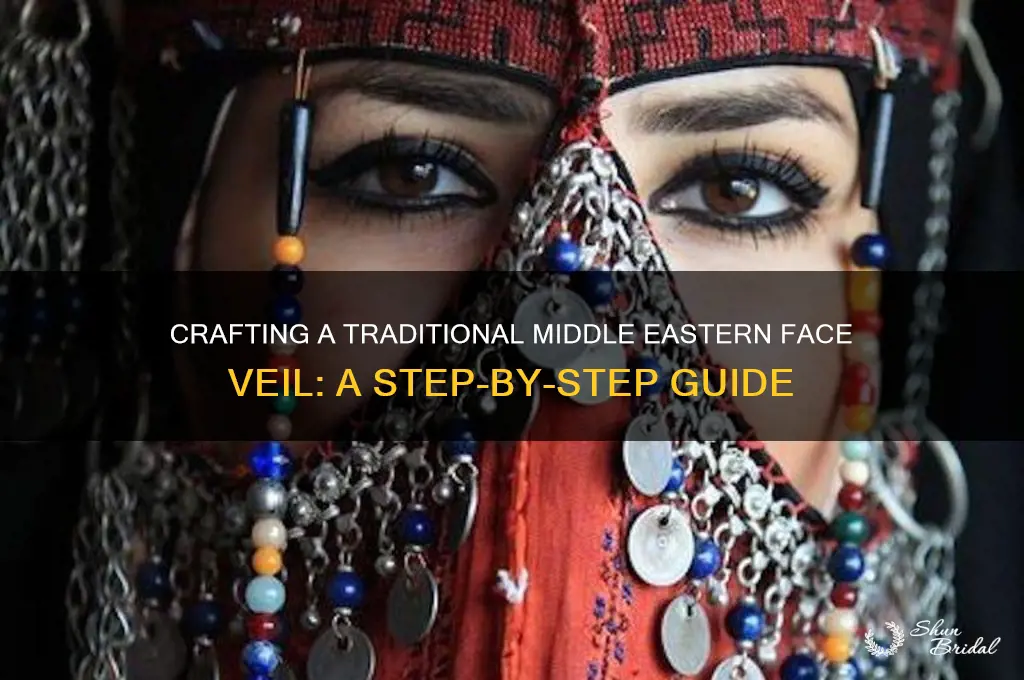 how to make a middle eastern face veil