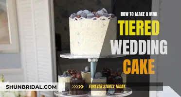 Crafting a Charming Mini Tiered Wedding Cake