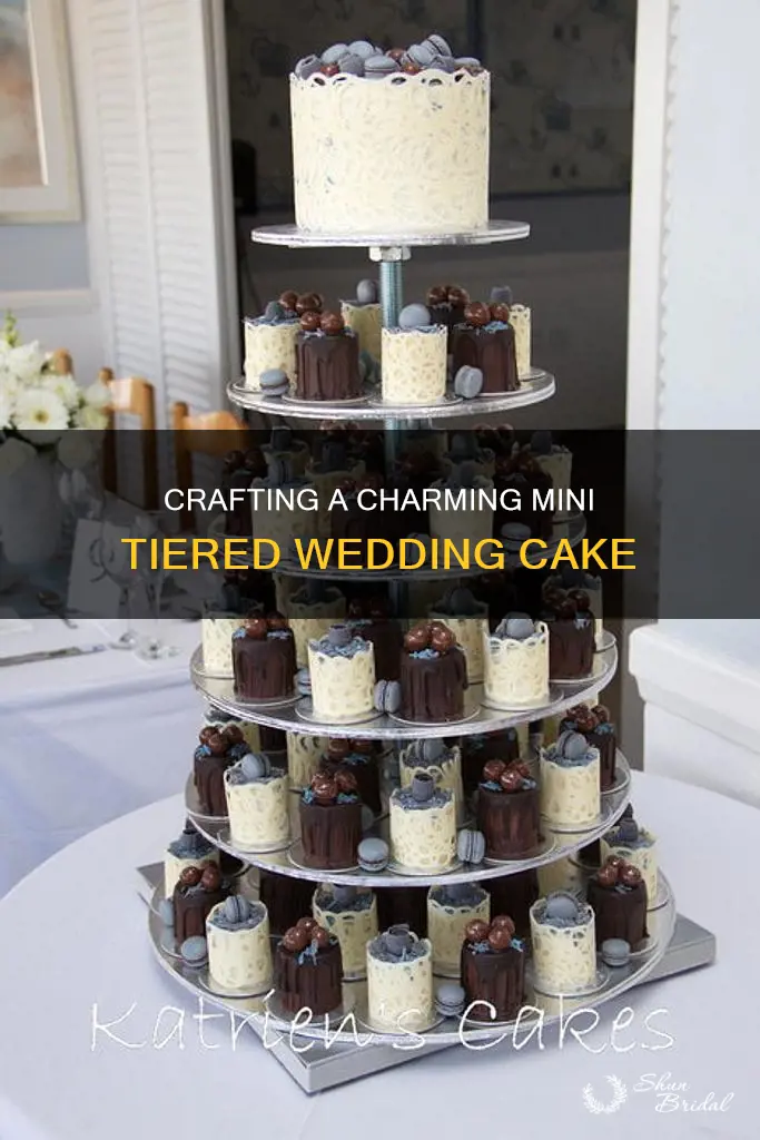 how to make a mini tiered wedding cake