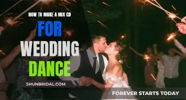 Creating a Wedding Dance Mix CD: A Guide