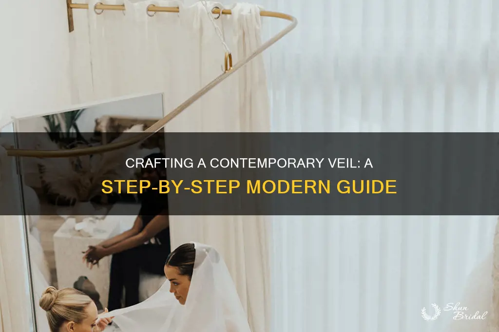how to make a modern veil