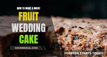 Creating a Moist Fruit Cake for Your Wedding