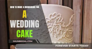 Creating a Monogrammed Wedding Cake: A Step-by-Step Guide