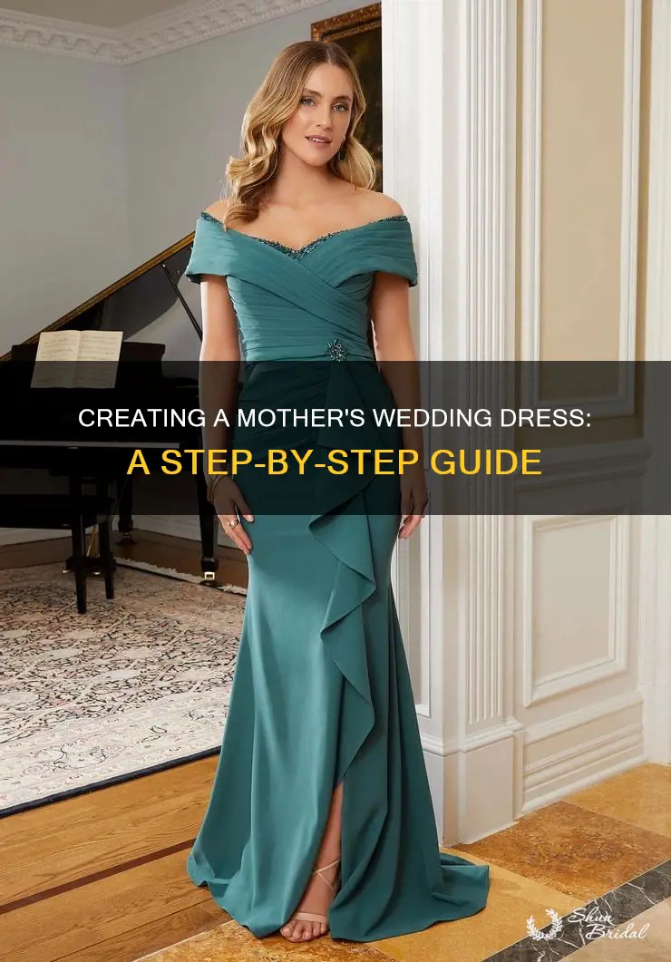 how to make a mother wedding dres step by step