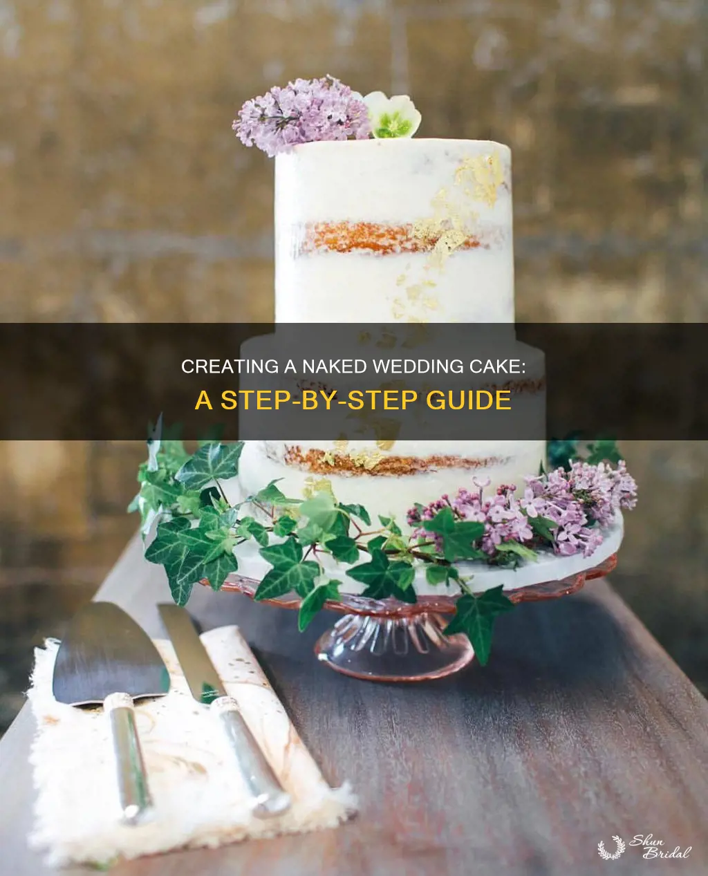 how to make a naked wedding cakee