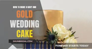 Creating a Stunning Navy and Gold Wedding Cake