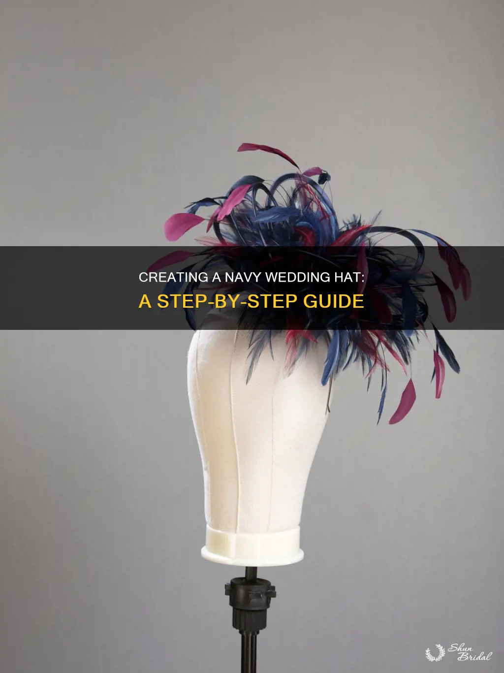 how to make a navy wedding hat