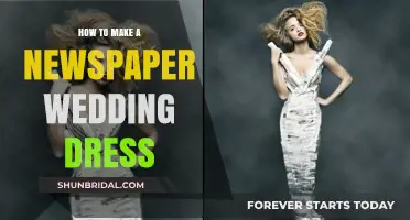 Creative DIY: Newspaper Wedding Dress