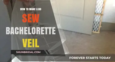 DIY No-Sew Bachelorette Veil: Quick, Easy, and Party-Ready!