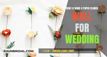 Crafting Paper Flower Wall for Your Wedding Day