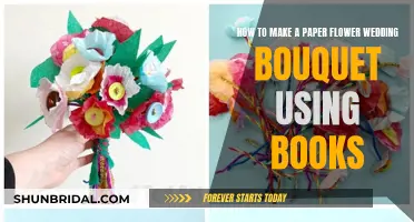 Crafting Paper Flower Bouquets from Books for Weddings