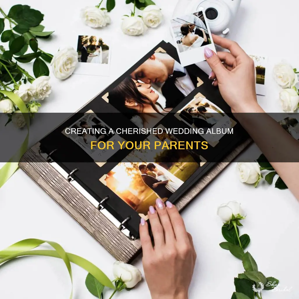 how to make a parent wedding album