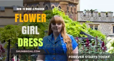 Crafting a Stunning Peacock Flower Girl Dress: DIY Tutorial
