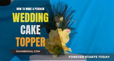 Creating a Peacock Paradise Wedding Cake Topper