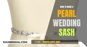 Creating a Pearl Wedding Sash: A Step-by-Step Guide