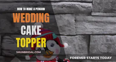 Creating a Penguin Wedding Cake Topper