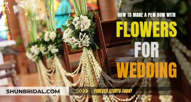 Creating Wedding Pew Bows: A Floral Guide