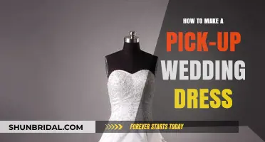 Designing Your Own Pick-Up Wedding Dress