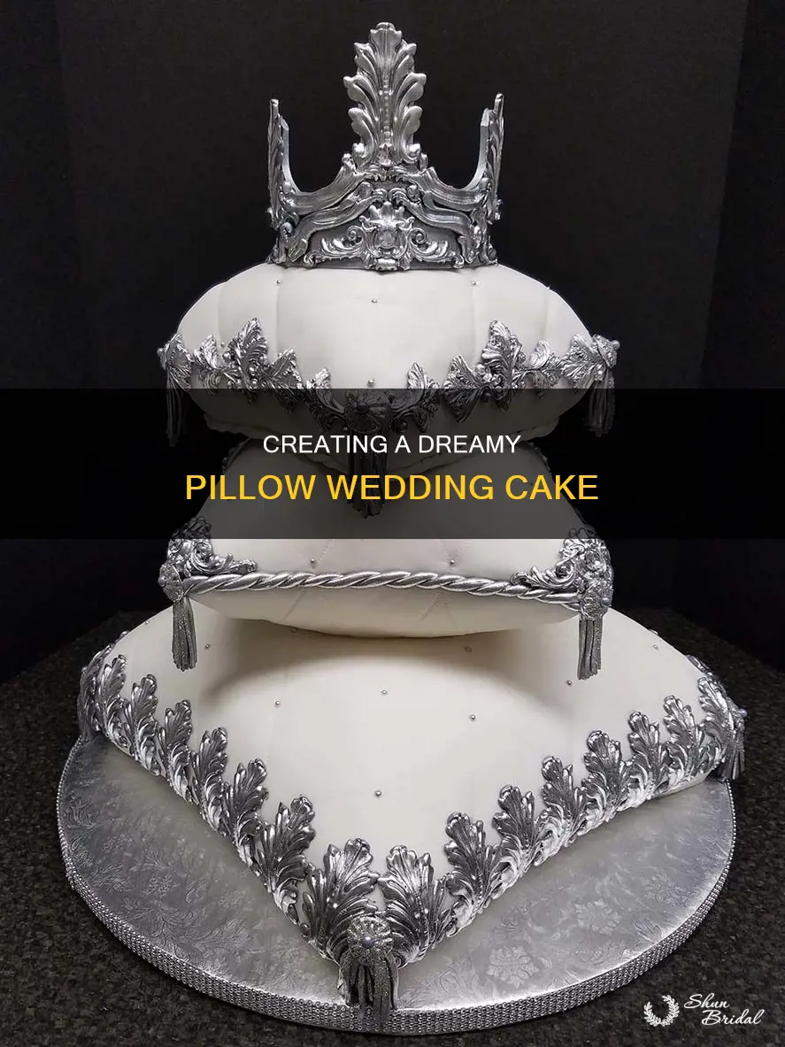 how to make a pillow wedding cake