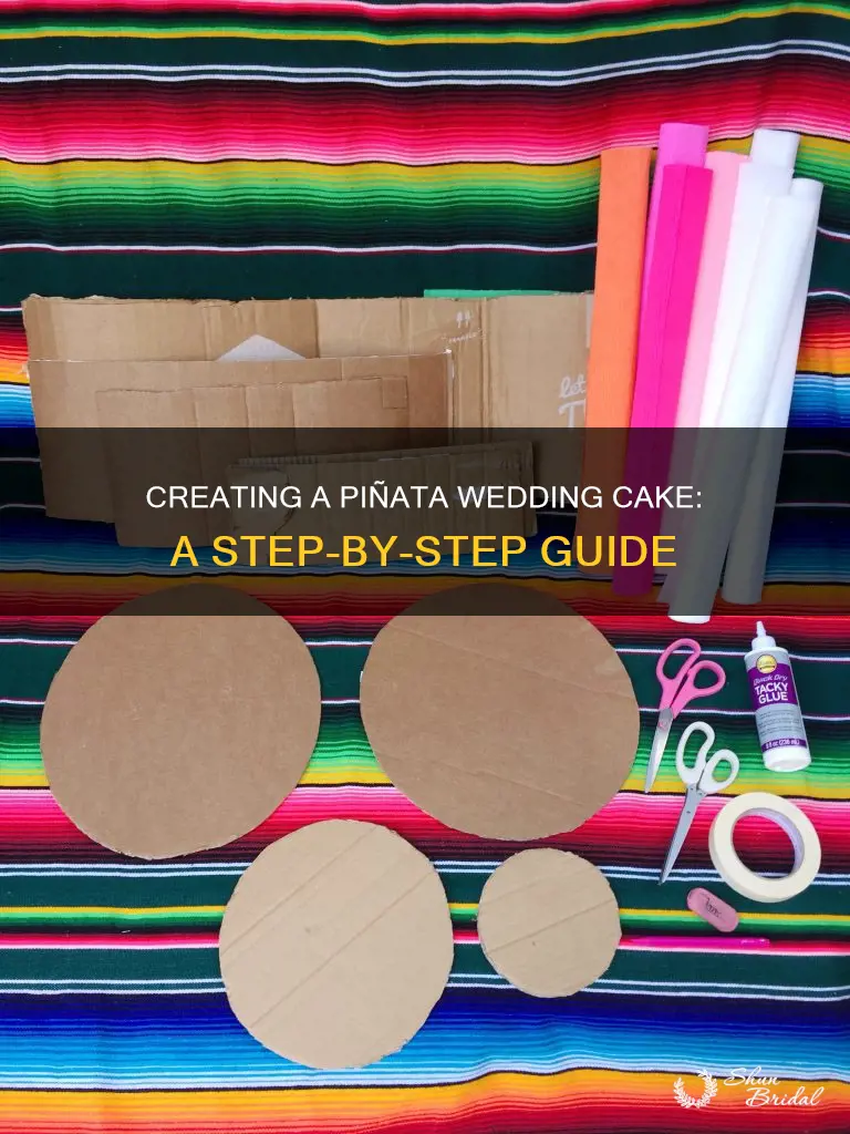 how to make a pinata wedding cake