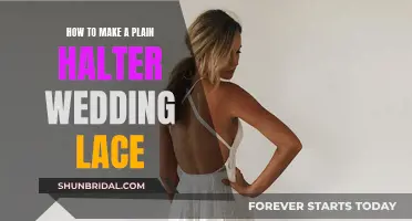 Create a Stunning Halter Wedding Lace: A Step-by-Step Guide