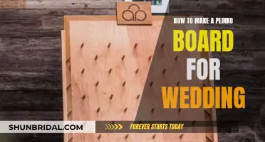 Creating a Wedding Plinko Board: A Fun DIY Guide