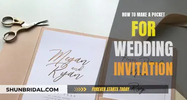 Creating Wedding Invitation Pockets: A Step-by-Step Guide